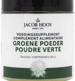 Jacob Hooy groene poeder pot (100 gr)