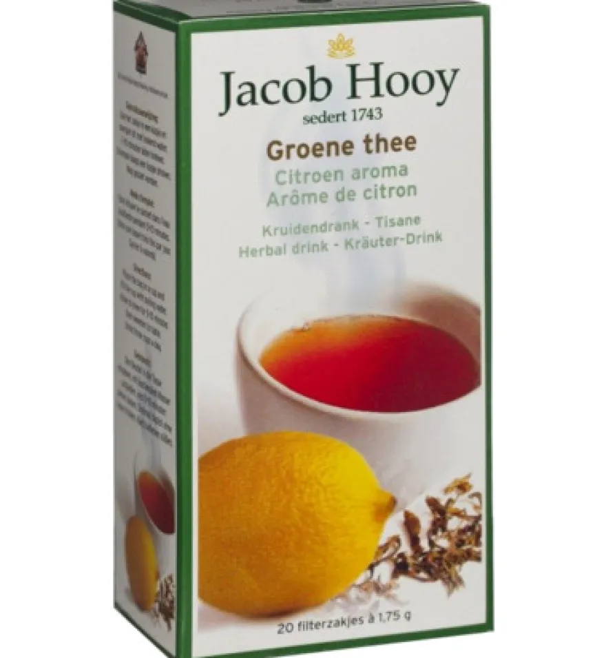 Jacob Hooygroene Thee Citroen (20 stuks)