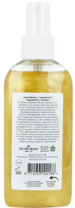 Jacob Hooy Haarlemmerbruin Shimmer Spray SPF30 (150 ml)