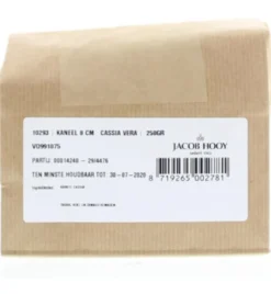 Jacob Hooy Kaneel Pijpjes 8 Cm (250 gr)