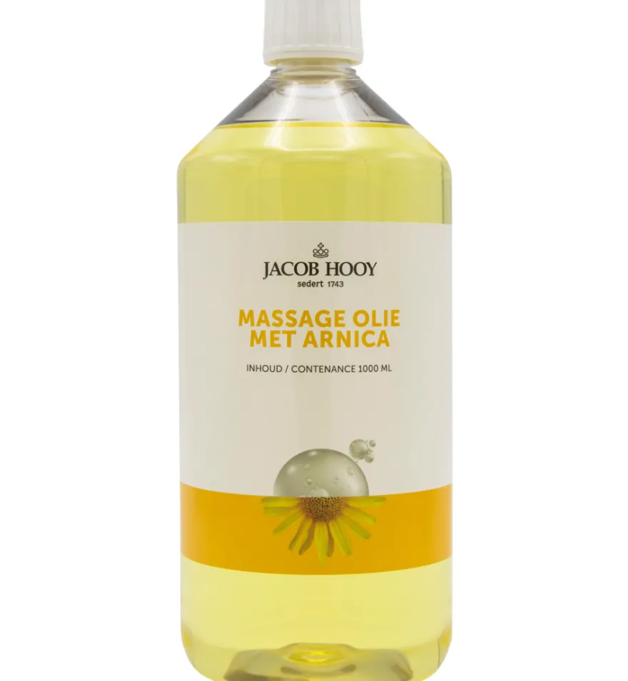 Jacob Hooy Massageolie met natuurlijke arnica (1000 ml)