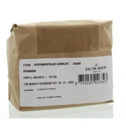 Jacob Hooy Pepermuntblad gemalen (250 gr)