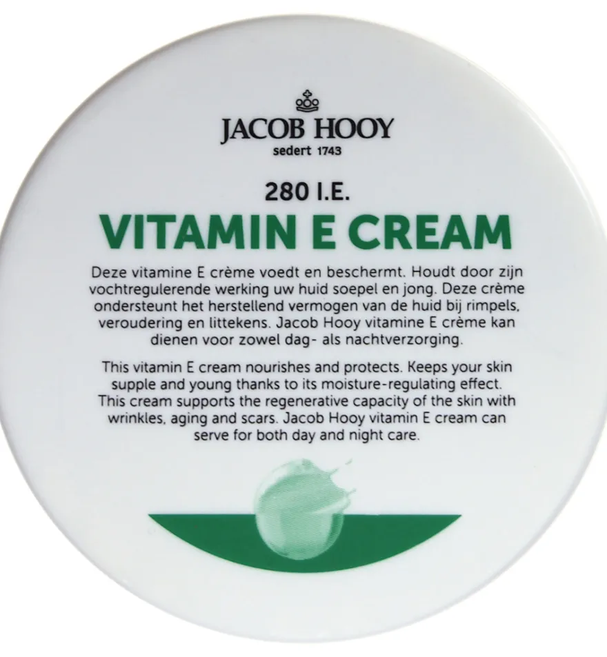 Jacob Hooy Vitamine E creme (140 ml)