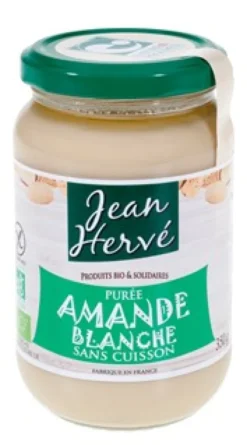 Jean Hervé Amandelpasta Wit Rauw Bio (350 gr)