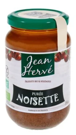 Jean Hervé Hazelnootpuree Bio (350 gr)