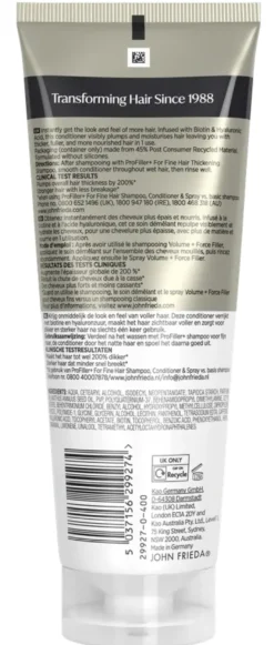 John Frieda Pro Filler+ Thickening Conditioner (250 ml)