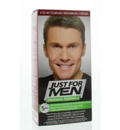 Just For Men Midden Bruin H35 Voorheen Donker Blond 2 X 30ml (1 set)