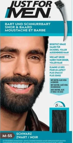 Just For Men Snor & Baard Zwart M55 (28 gr)