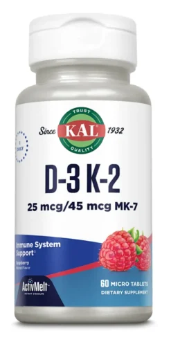 Kal D-3 K-2 25mcg/45mcg Smelttabletten (60 tabletten)
