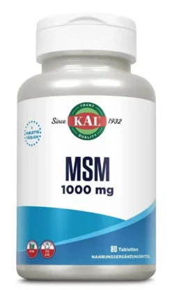 Kal Msm 1000mg Tabletten (80 tabletten)
