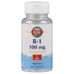 Kal Vitamine B1 100mg Tabletten (100 tabletten)