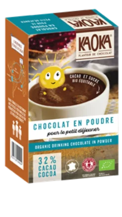 Kaoka Chocolade in Poedervorm 32% Bio (400 gr)