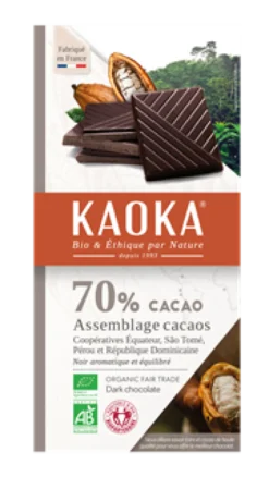 Kaoka Chocolade Puur 70% Bio (100 gr)