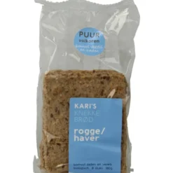 Kari’s Crackers Knekkebrod Rogge/Haver Bio (180 gr)