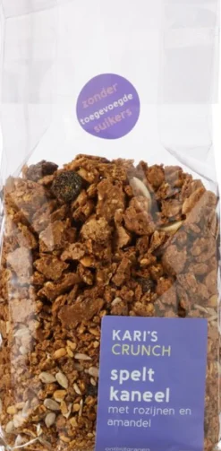 Kari’s Crunch Granola Spelt Kaneel (330 gr)