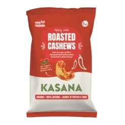 Kasana Fruits Kasana Geroosterde Cashewnoten met Chili Bio (150 gr)