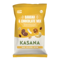 Kasana Fruits Kasana Mix Banaan Chocolade Bio (150 gr)