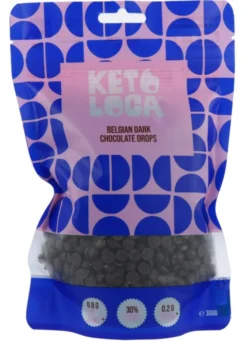 Keto Hero Belgian Dark Chocolate Drops (300 gr)