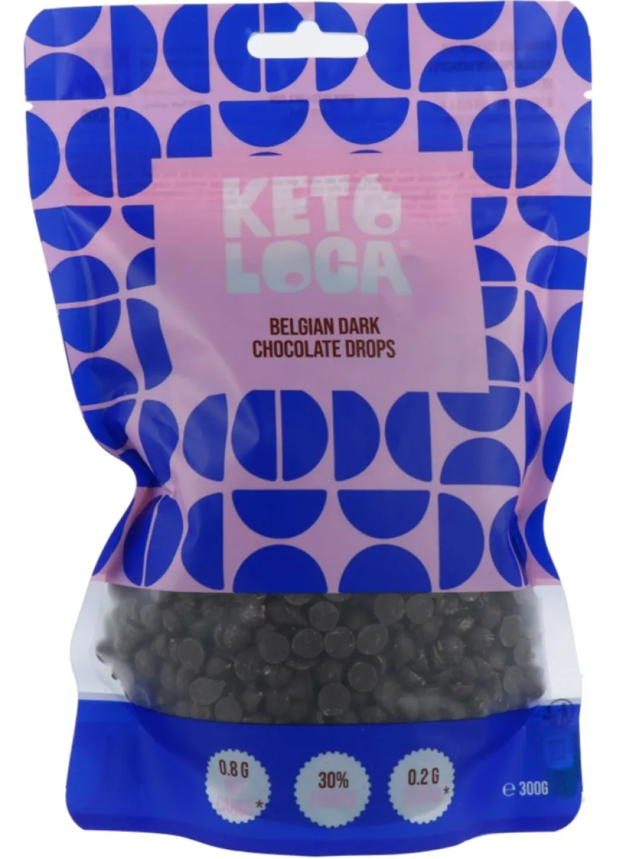 Keto Hero Belgian Dark Chocolate Drops (300 gr)