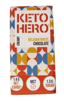 Keto Hero Creamy Belgian White Chocolate (100 gr)