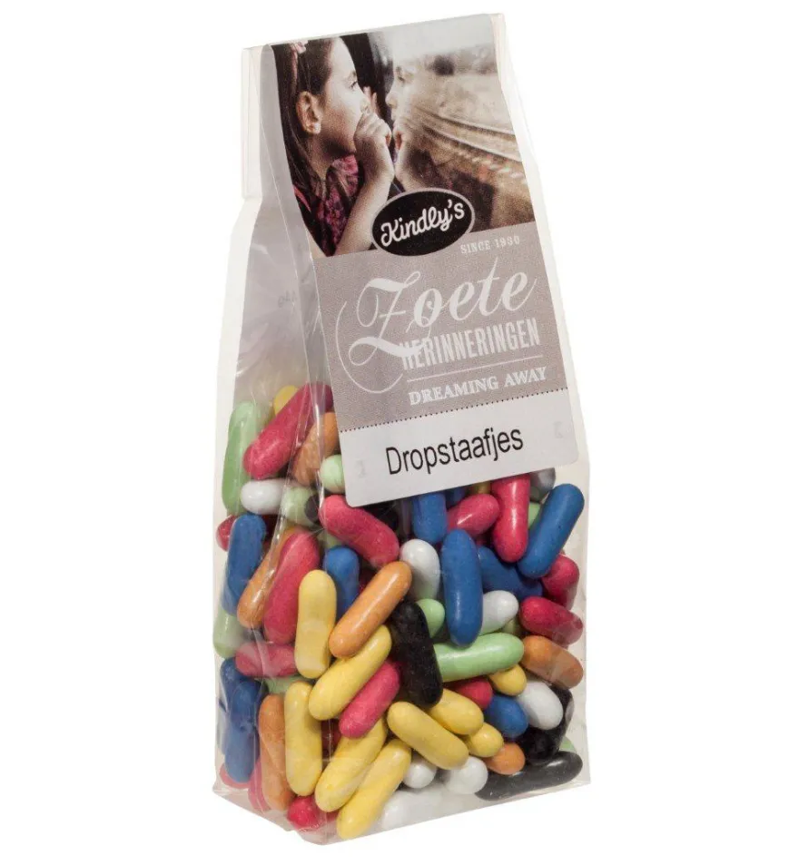 Kindly’s Dropstaafjes zoete herinneringen (170 gr)