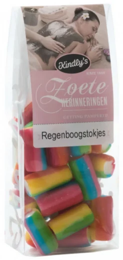 Kindly’s Regenboog Stokjes (150 gr)