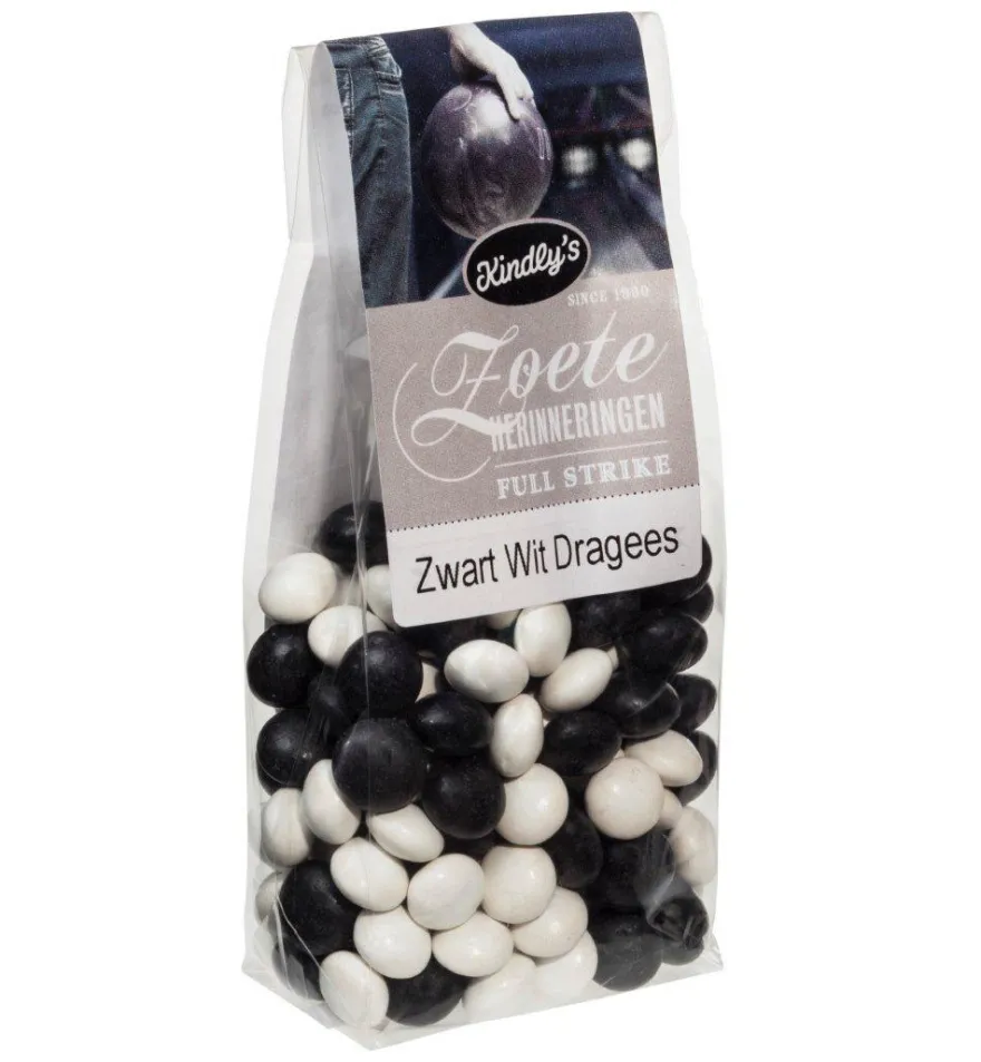 Kindly’s Zwart wit dragee zoete herinneringen (170 gr)