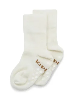 Kipkep Blijf Baby Sokken Antislip 18-24 Mnd Offwhite/wit (1 paar)