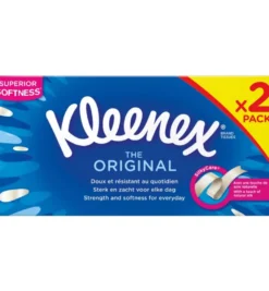Kleenex Tissues Original Duo Pack (2 x 72 stuks)