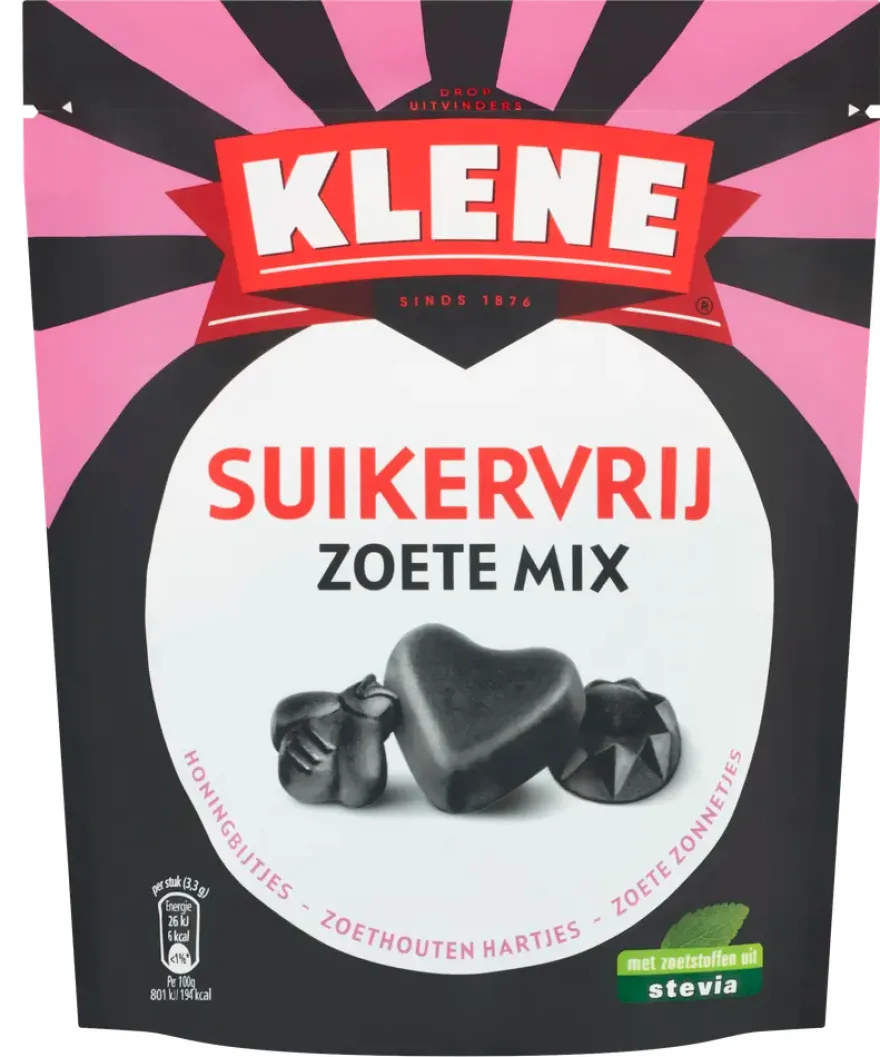 Klene Suikervrij Zoete Mix Drop (175 gr)