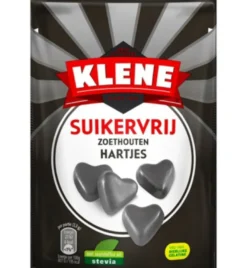 Klene Zoethouten hartjes suikervrij (110 gr)