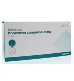 Klinion Non-woven compres 5 x 5 cm extra (100 stuks)