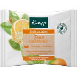 Kneipp Badbruistablet oranje lindebloesem (80 gr)