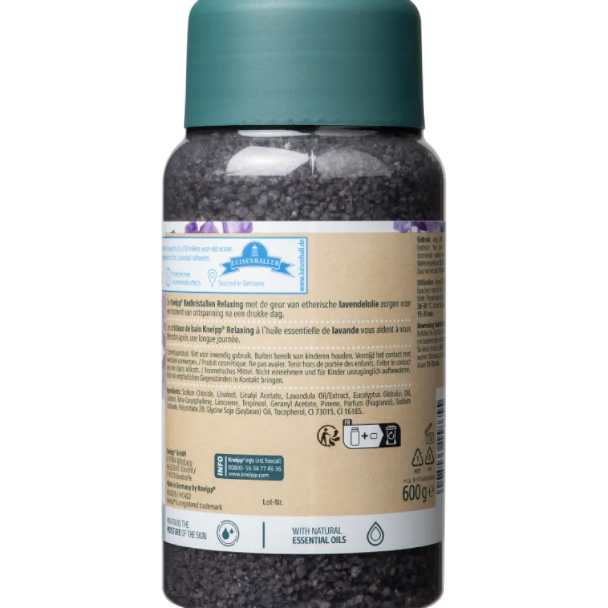 Kneipp Badkristal relaxing lavender (600 gr)