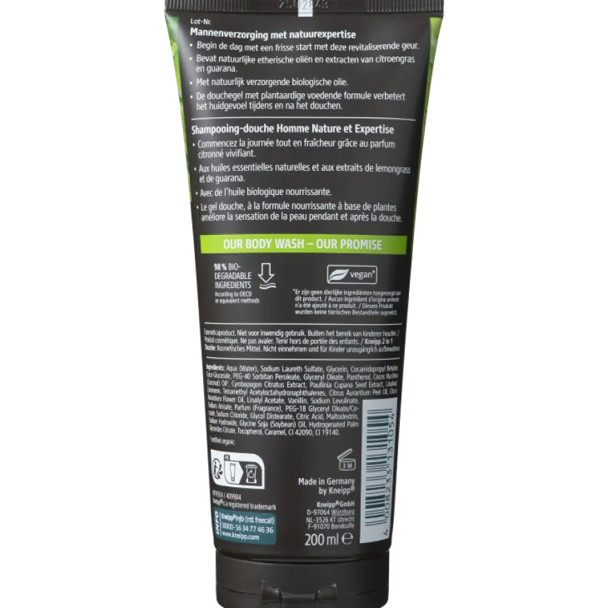 Kneipp Douche men 2-in-1 ready to go (200 ml)