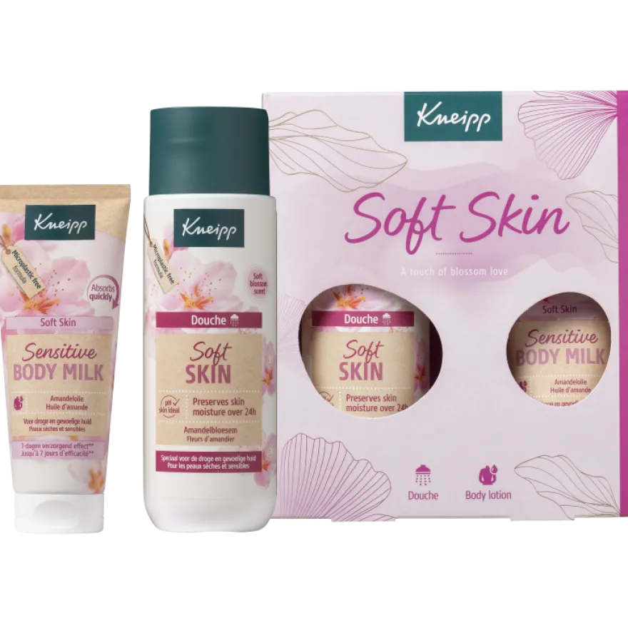 Kneipp Geschenk set Soft Skin Moments (1 x 200 ml + 1 x 75 ml)