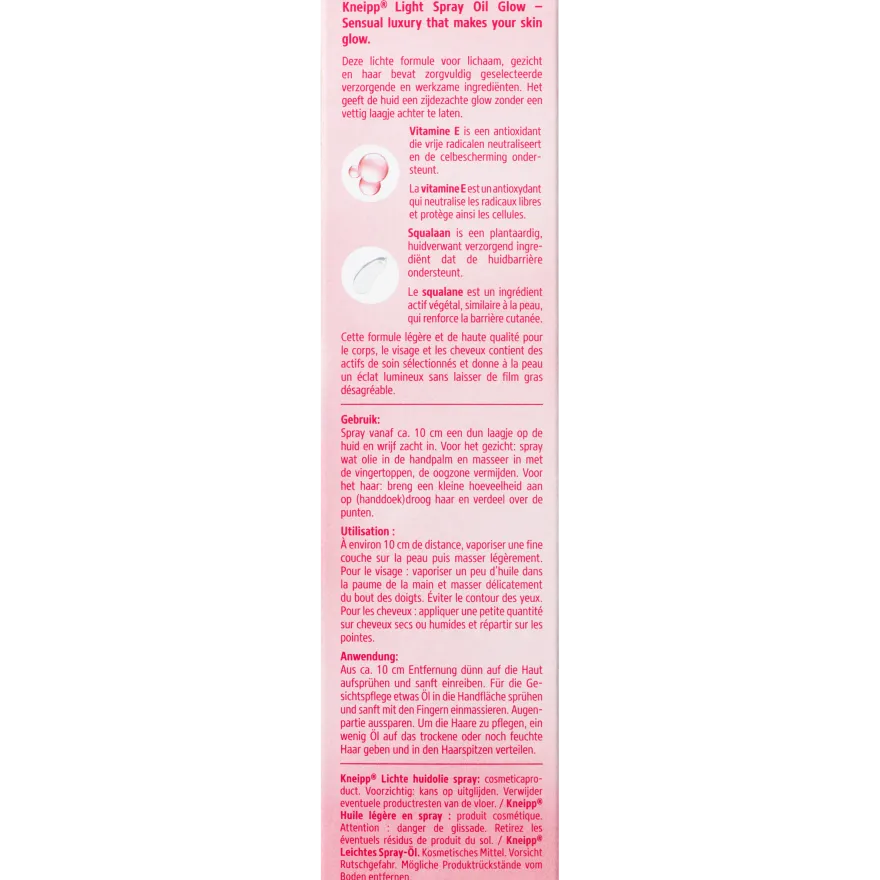 Kneipp Huidolie Glow Light Spray (100 ml)