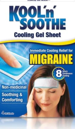 Kool’N’Soothe Migraine Gelstrips (2 stuks)