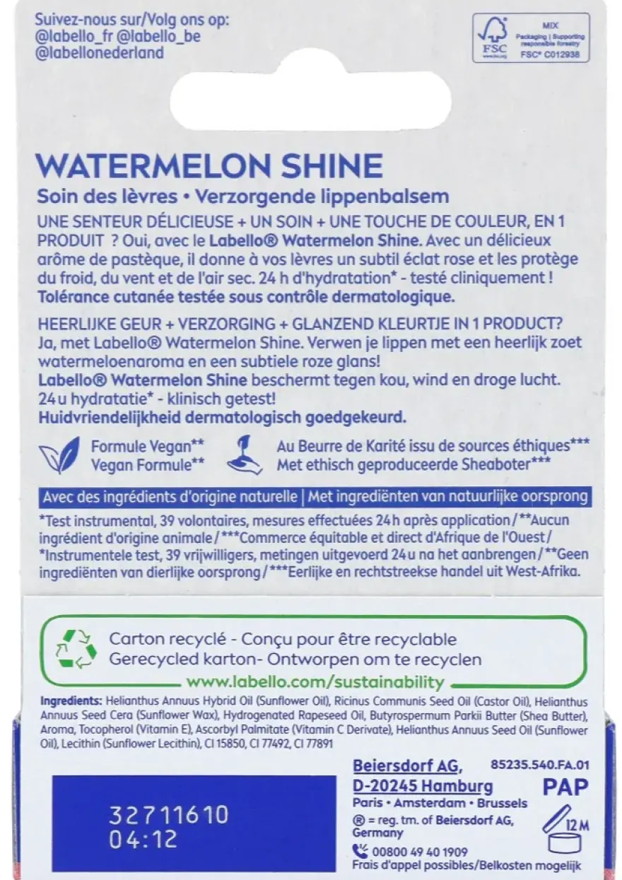 Labello Watermelon (4,8 gr)