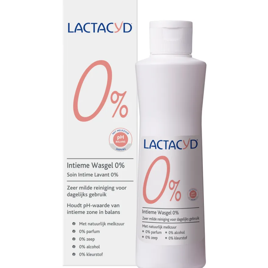 Lactacyd Wasemulsie 0% (250 ml)
