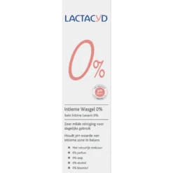 Lactacyd Wasemulsie 0% (250 ml)