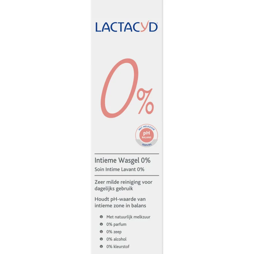 Lactacyd Wasemulsie 0% (250 ml)