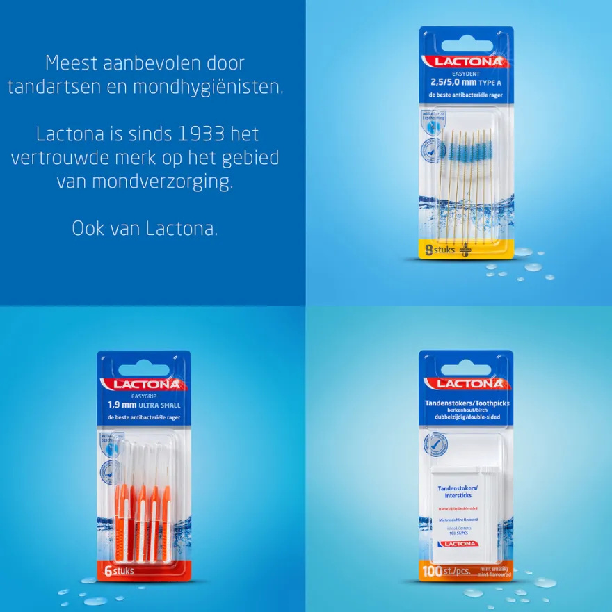 Lactona Interdental Cleaner Xxs Long (8 stuks)