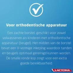 Lactona Orthodontische Tandenborstel (1 stuk)