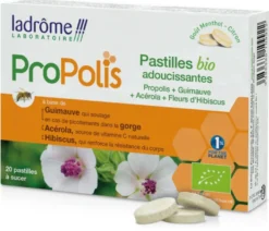 Ladrôme Propolis + Hibiscus + Acerola Pastilles (20 tabletten)