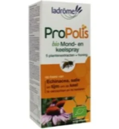 Ladrôme Propolis keel- en mondspray bio (30 ml)