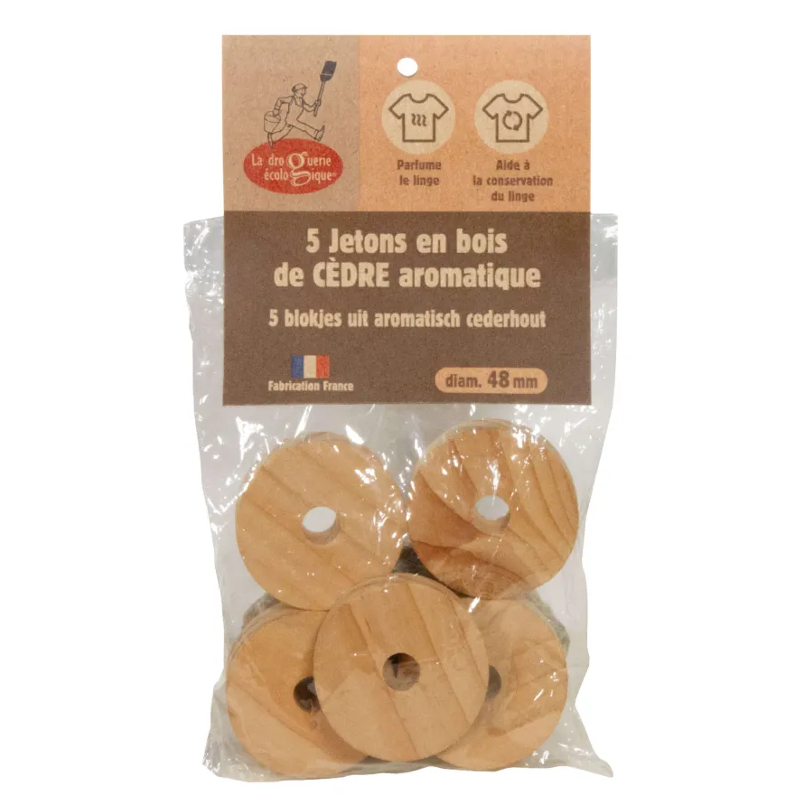 La Droguerie Ecologique Aromatische Cederhoutchips (5 stuks)