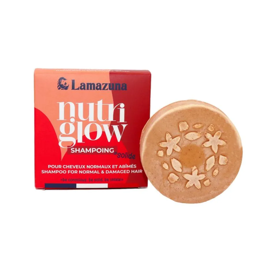 Lamazuna Shampoo Bar Normaal Haar – Nutriglow (70 gr)