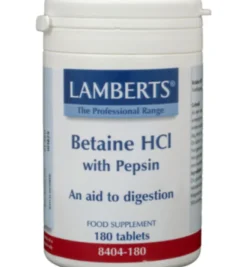 Lamberts Betaine Hcl 324Mg/Pepsine 5Mg (180 tabletten)