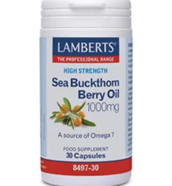 Lamberts Duindoorn Olie 1000mg – Sea Buckthorn Berry Oil (30 capsules)